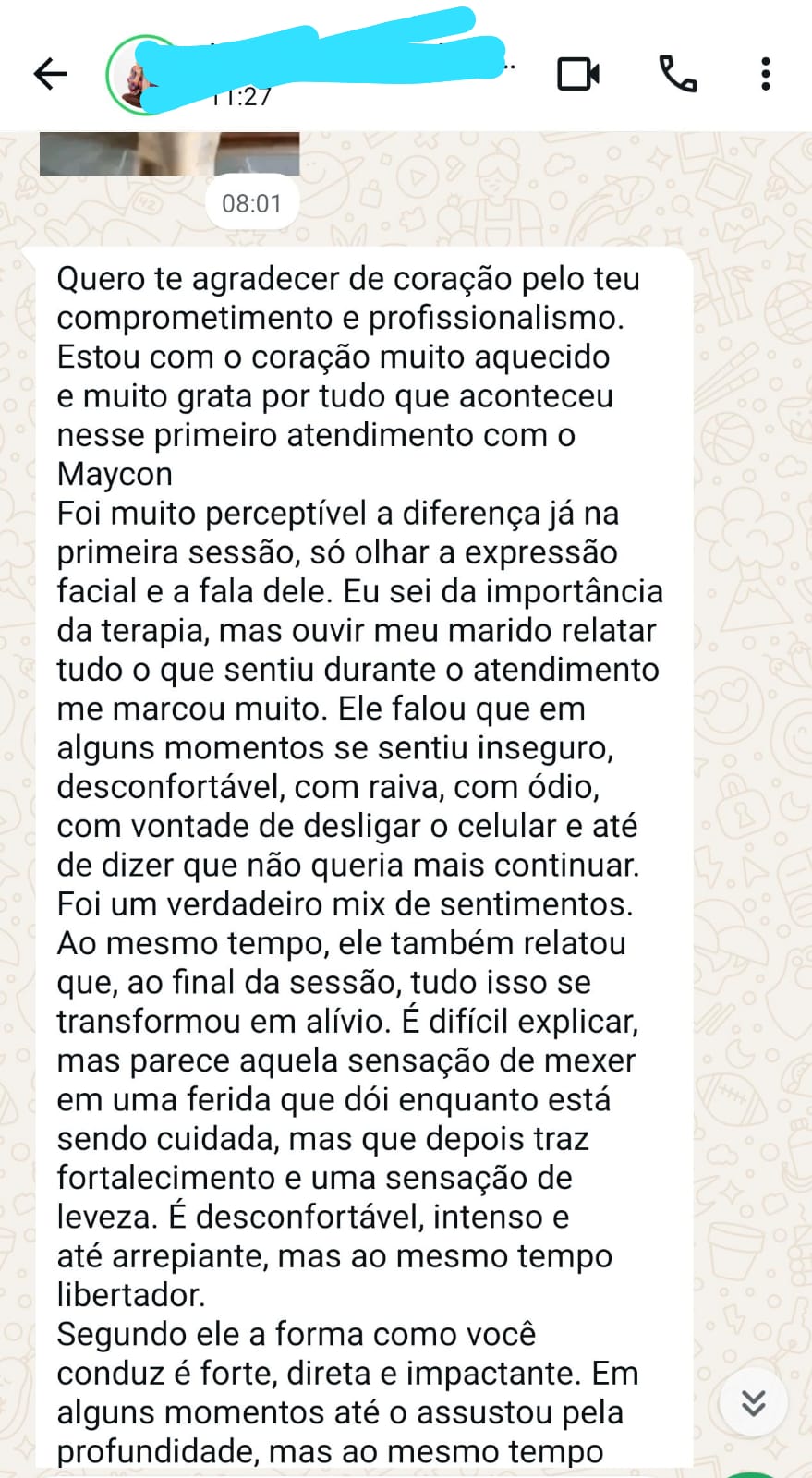 Depoimento 1